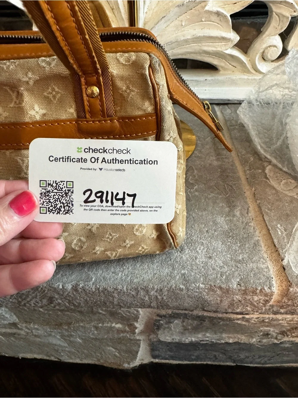 Louis Vuitton Monogram Canvas Minilin Bag with Certificate of  Authenticity